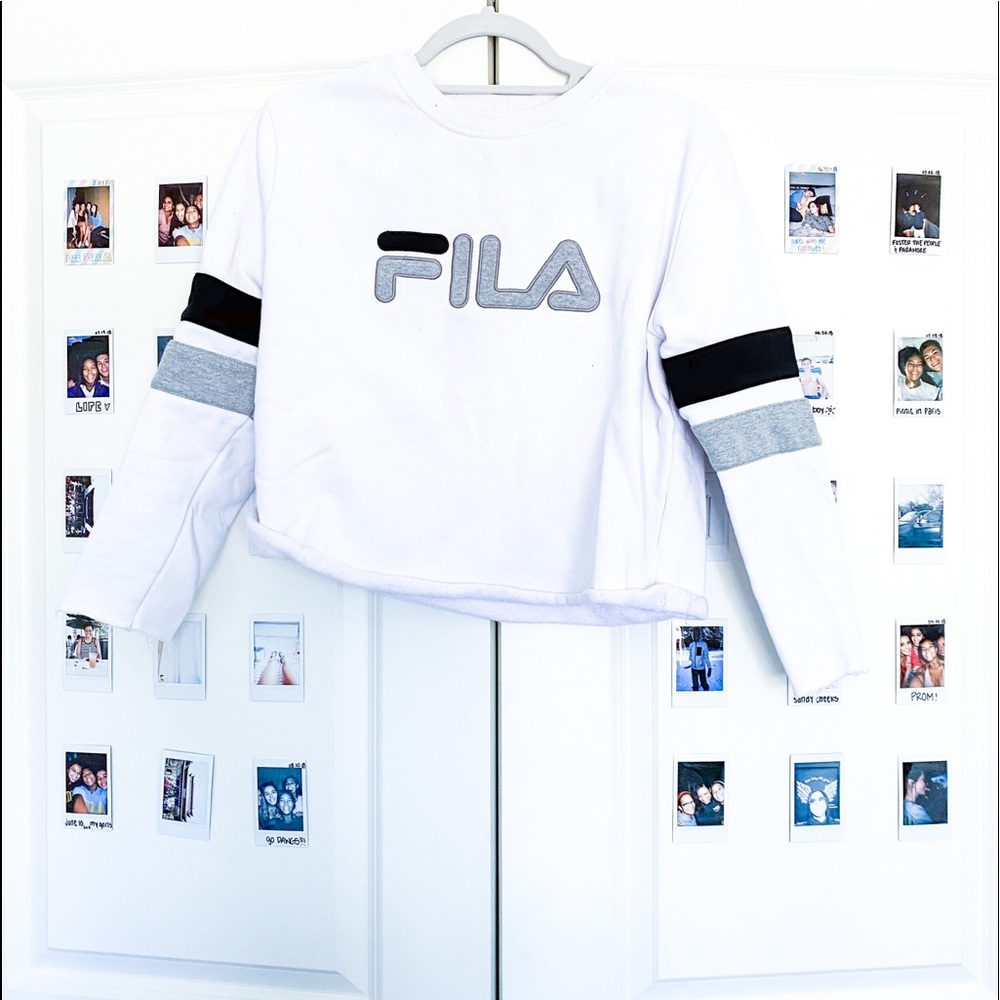 Fila Cropped Crewneck Sweatshirt